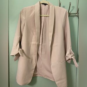 Express - Pink 3/4 Sleeve Blazer